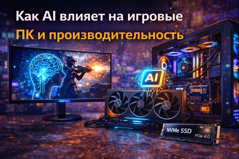 Как AI влияет на игровые ПК и производительность в играх — современные технологии апскейлинга и генерации кадров