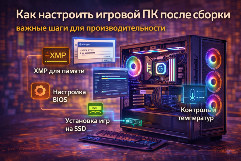 Настройка игрового ПК после сборки — BIOS, драйверы и оптимизация системы для игр